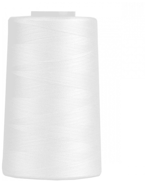 Нитки Sewing Thread 40/2 5000 ярд. цвет - белый 100% п/э в Дудинке
