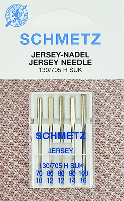 Иглы Schmetz джерси 130/705 H SUK (70x1, 80x2, 90x1, 100x1) 5 шт в Дудинке